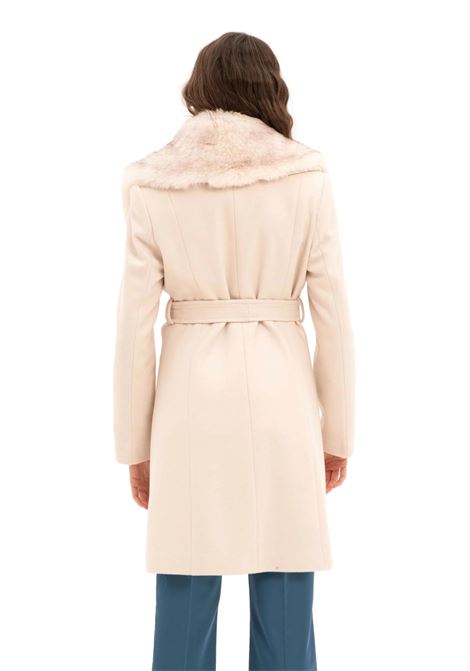 CAPPOTTO CON COLLO PELLICCIA REMOVIBILE VALENTINA RIO | Cappotti | V8294272